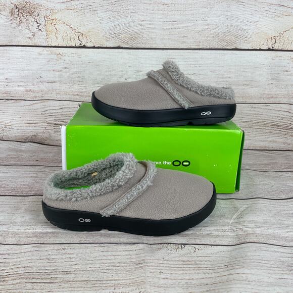 OOFOS OOCOOZIE Womens Sz 10 Mules Tawny Tan Slip-On Shoe - Picture 1 of 11
